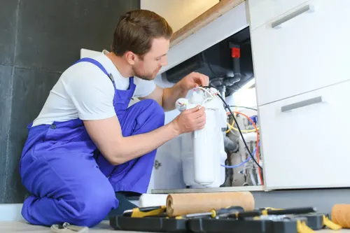 Water purifier pipe and leakage inspection